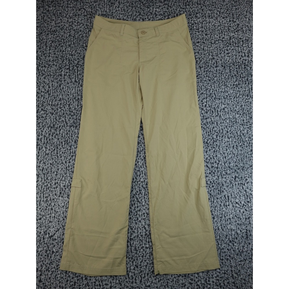Patagonia Pants Womens 8 Tan Straight Leg Hiking Outdoor Technical 9834